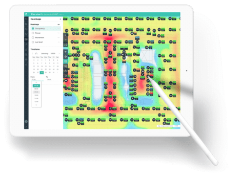 Plan view occupancy heatmap tablet 470x346 - Plan View