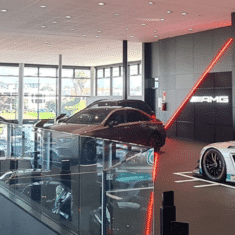 Mercedes Benz Integration 2 235x235 - Lighting Control in Retail Spaces